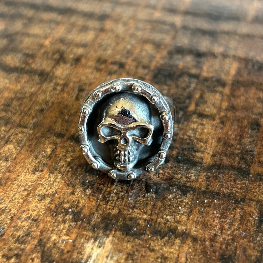 Men's Skull Ring Size 9